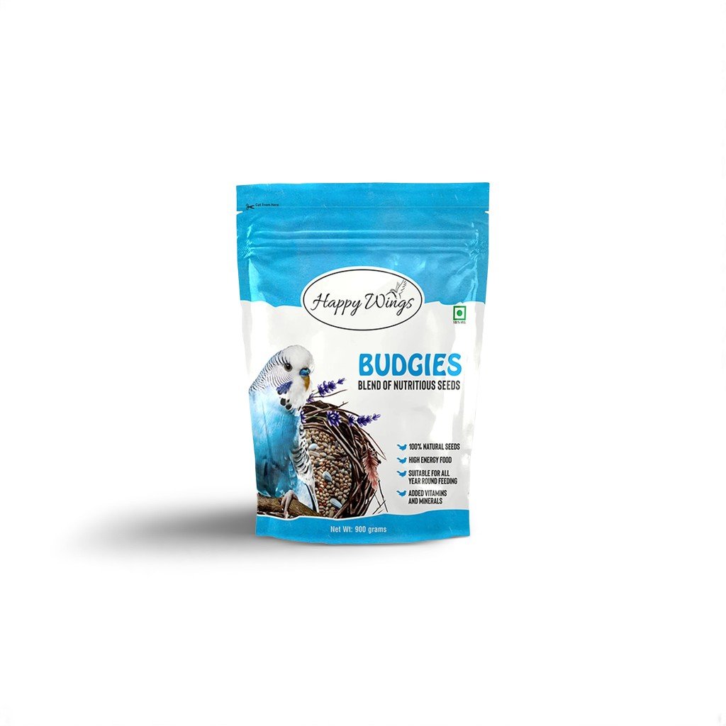Happy Wings Premium Bird Food for Budgies 900 GR