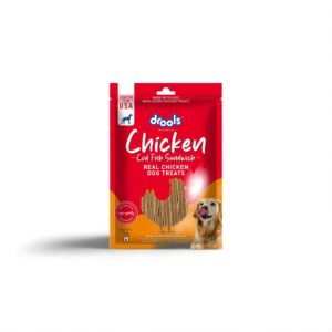 Drools Cod Fish Sandwich Dog Treats 70g