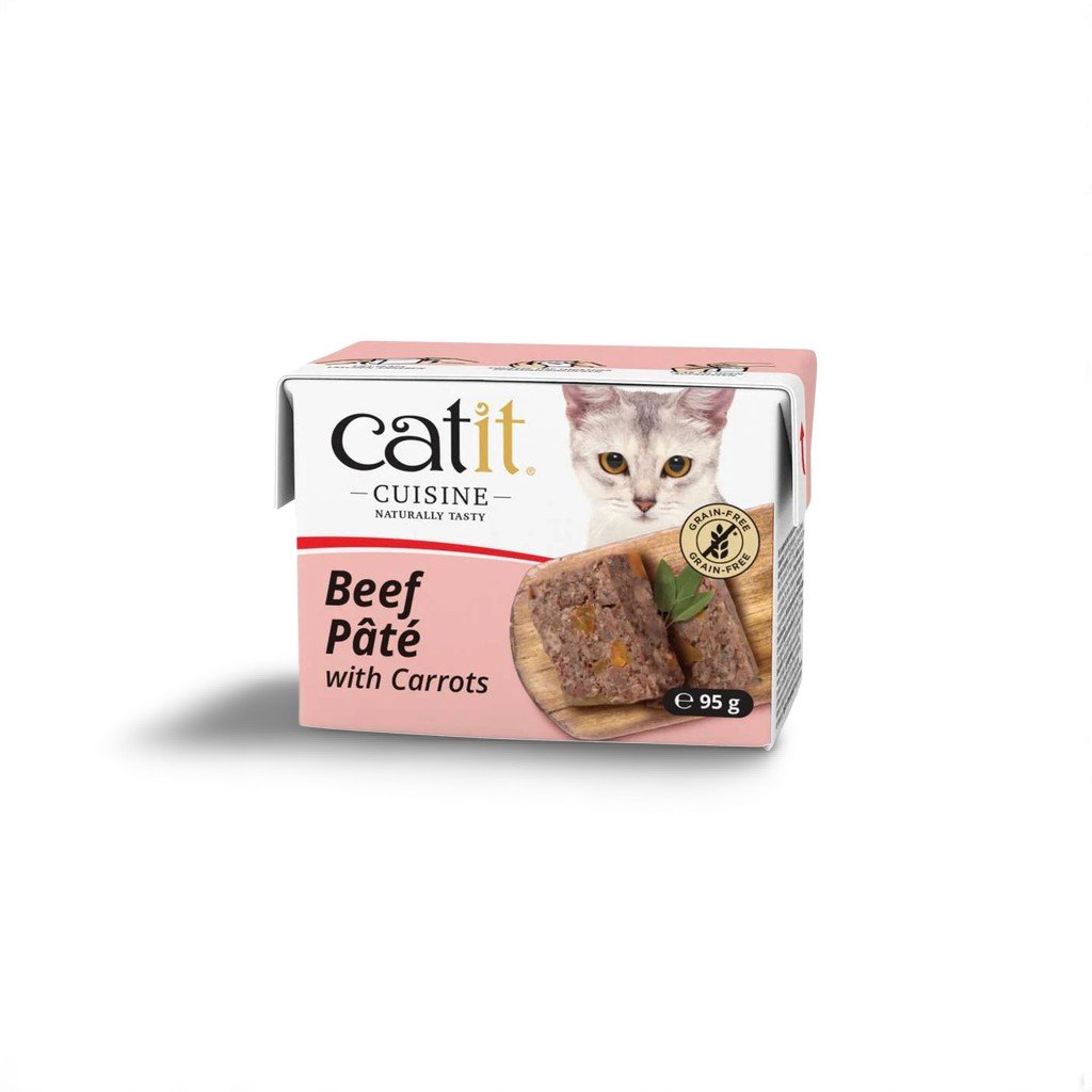 Catit Cuisine Beef Pate with Carrots 95g Tetra