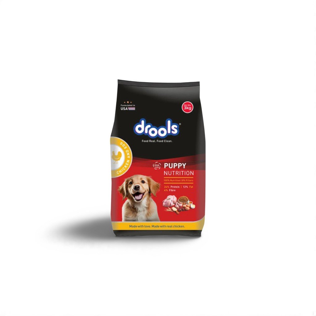 Drools Puppy Dry Food Chicken & Egg 3kg