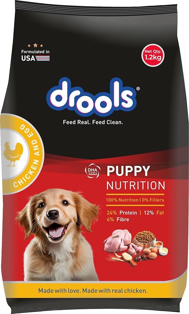 Drools Puppy Dry Food Chicken & Egg 1.2kg - Image 2