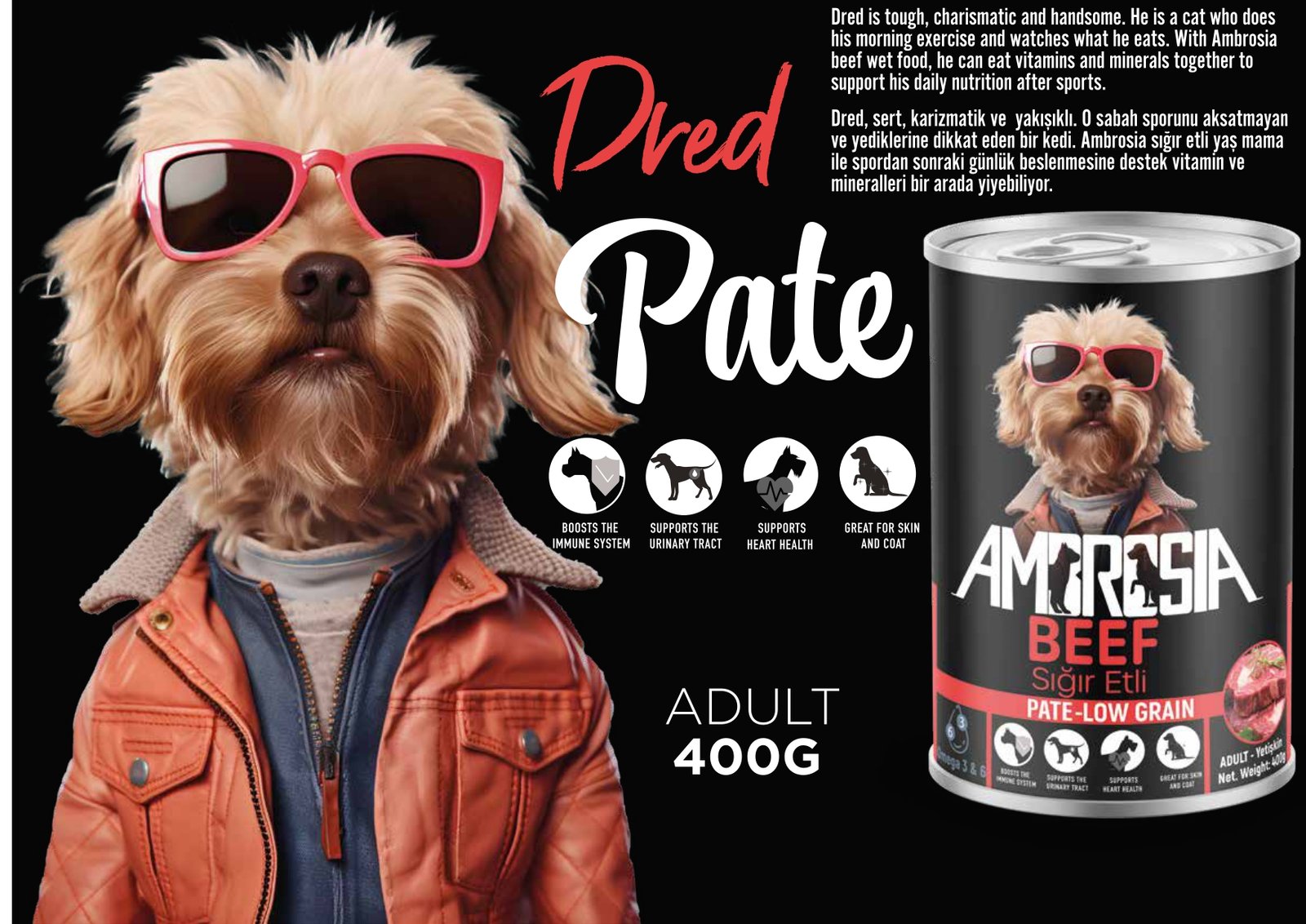 Mamavita Wet Dog Food Beef Chunks in Gravy 400g - Image 2