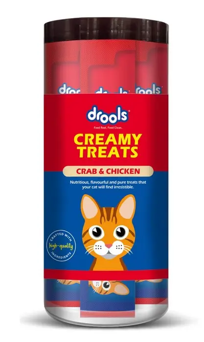Drools Creamy Treats Crab & Chicken 25 Sticks - Image 2