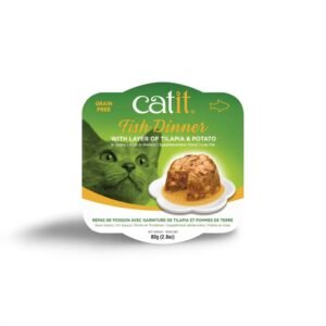 Catit Fish Dinner, Tilapia & Potato 80 g,