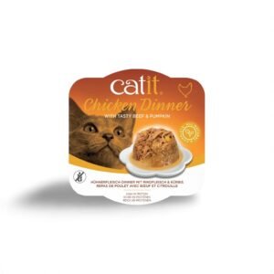 Catit Chicken Dinner, Beef & Pumpkin 80 g,