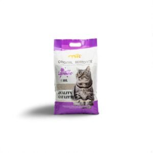 Mi Pets Bentonite White Cat Litter ? Lavender Scent 10L