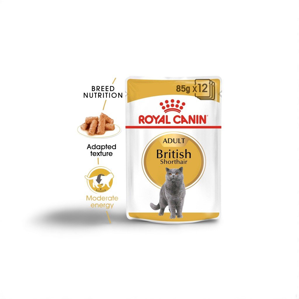 Feline Breed Nutrition British Shorthair (WET FOOD - Pouches) 85g