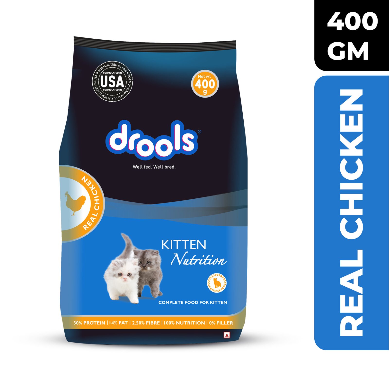 Drools Kitten Dry Food – Real Chicken 400g - Image 4