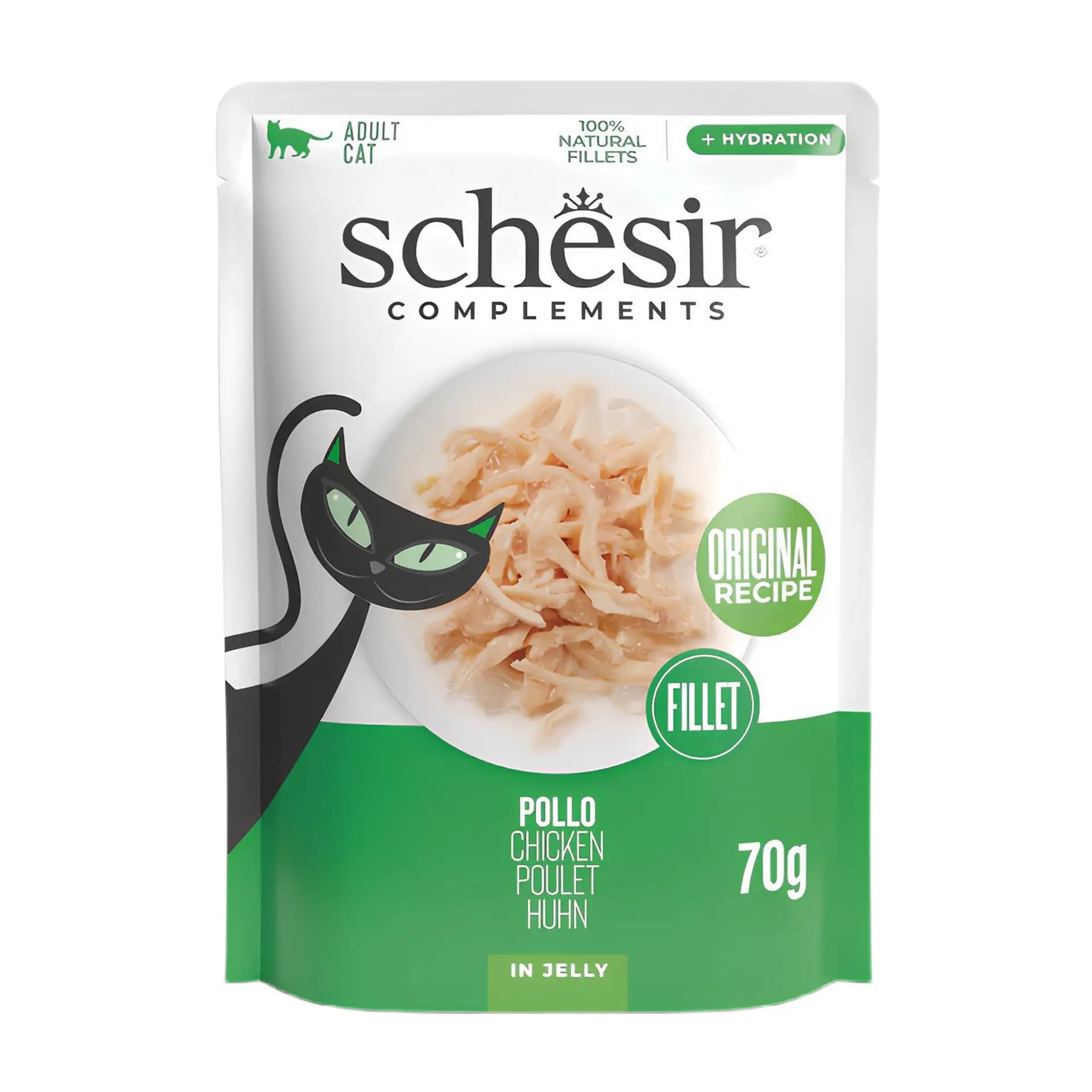 Schesir Cat Pouch Chicken Fillet in Jelly 70g