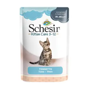 Schesir Kitten Pouch Tuna in Jelly 85g (3–12 Months)