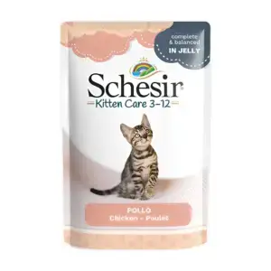 Schesir Kitten Pouch Chicken in Jelly 85g (3–12 Months)