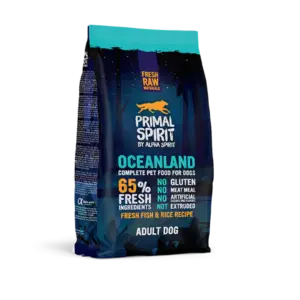 Alpha Spirit® Primal 65% Oceanland Dry Dog Food 1kg