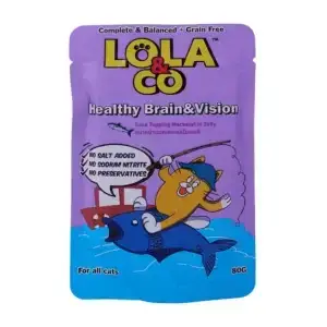 LOLA & CO Cat Pouch Tuna Topping Mackerel in Jelly 80g