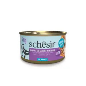 Schesir Can Mackerel & Sardines with Squid in Sauce 70g
