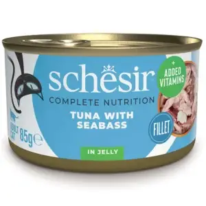 Schesir Can Tuna with Seabass in Jelly 85g