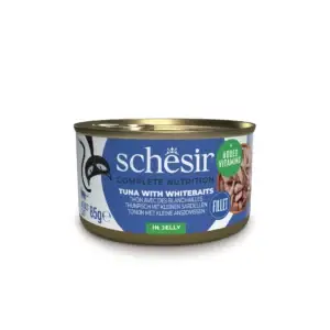 Schesir Can Tuna with Whitebaits in Jelly 85g
