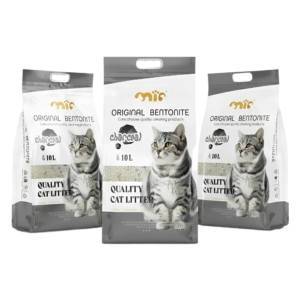 Mi Pets Benotine White Cat Litter Active Carbon Scent 10L