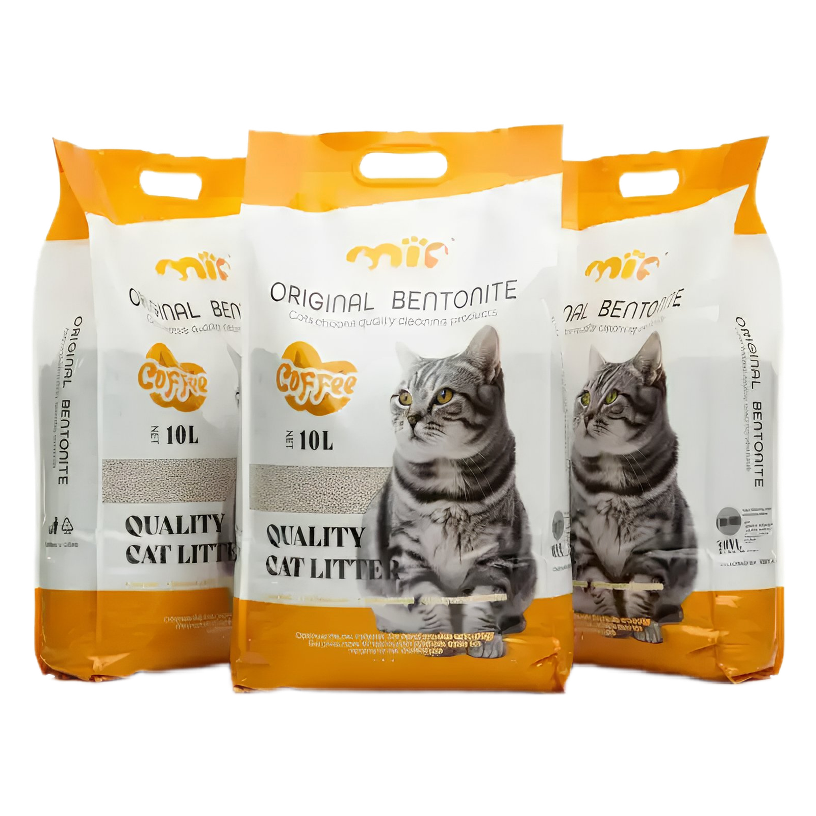 Mi Pets Benotine White Cat Litter Coffee 3*10L