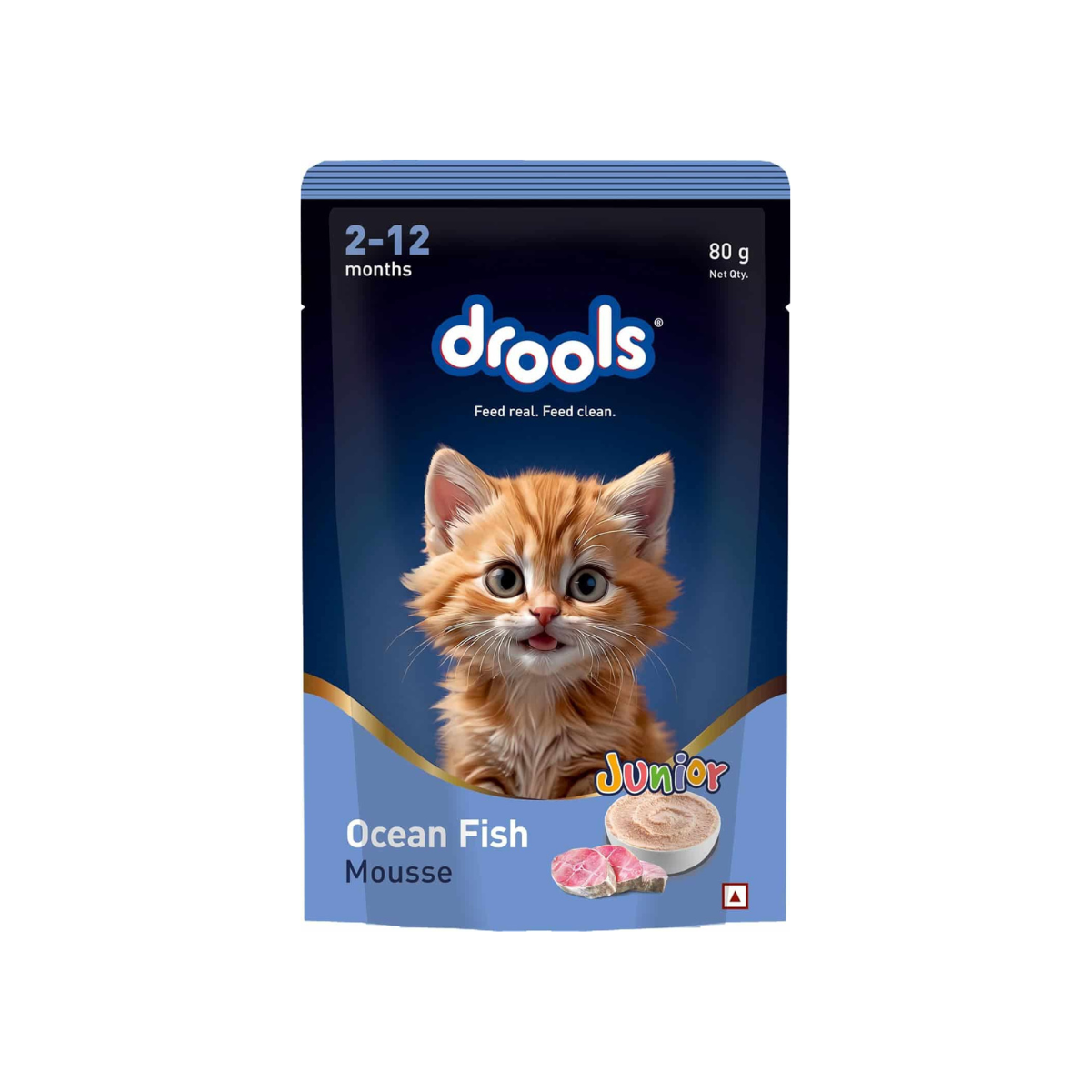 Drools Kitten Ocean Fish Mousse Cat 80gm